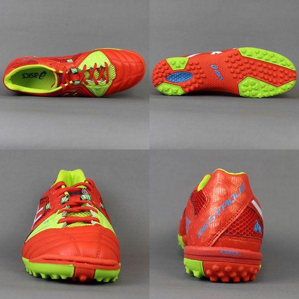 ASICS（アシックス） デスタッキ 5 TF オレンジレッド×ホワイト