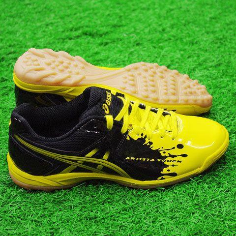 ASICS フットサルシューズ ブラック/イエロー