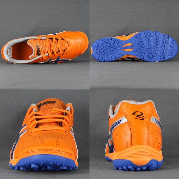 アシックス サッカーシューズ オレンジ DS ライト Jr オレンジ×ブルー 【asics|アシックス】サッカー