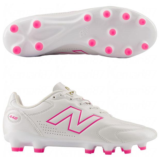 ⭐︎美品⭐︎New Balance 442V2 PROサッカースパイクホワイトピンク ニューバランス 442 V2 PRO HG | ホワイト/ピンク - サッカー用品