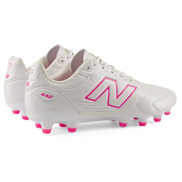 New Balance（ニューバランス） 442 V3 PRO HG/AG 2E ホワイト×ピンク