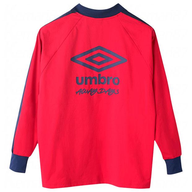 umbro（アンブロ） AWAY DAYS フィールテック衿付き長袖ワイド