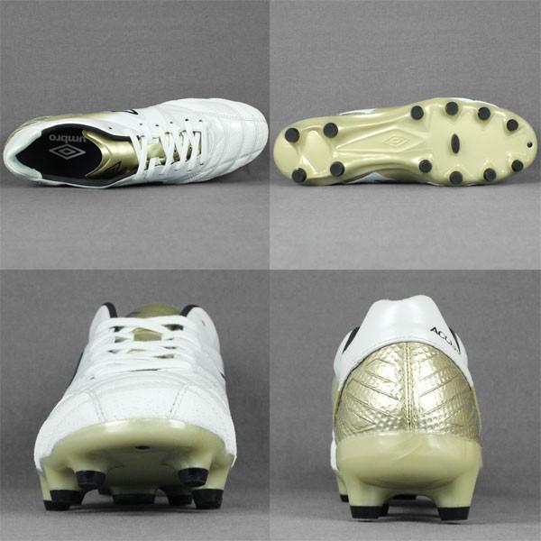 Umbro ACCERATOR サッカースパイク ホワイト/ゴールド umbro アクセレイター PRO ホワイト×ゴールド 【UMBRO|アンブロ