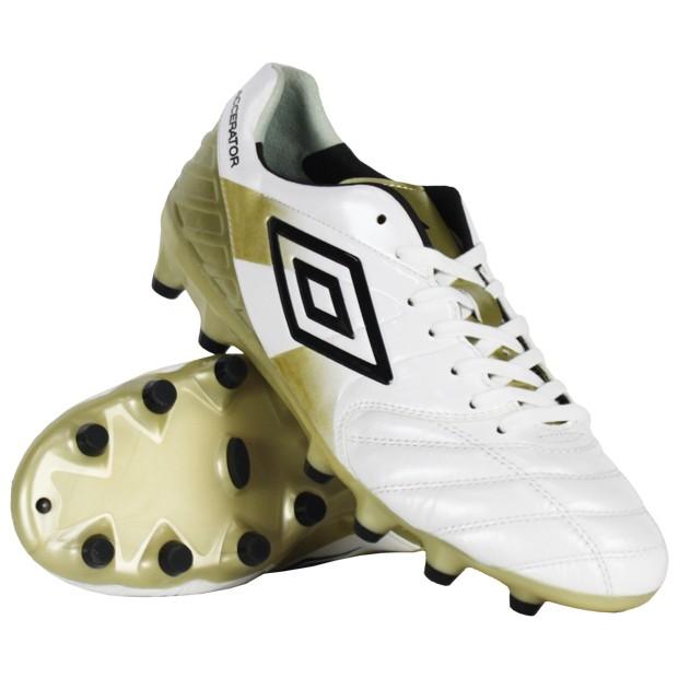 umbro（アンブロ） アクセレイター KL ホワイト×ゴールド 【UMBRO