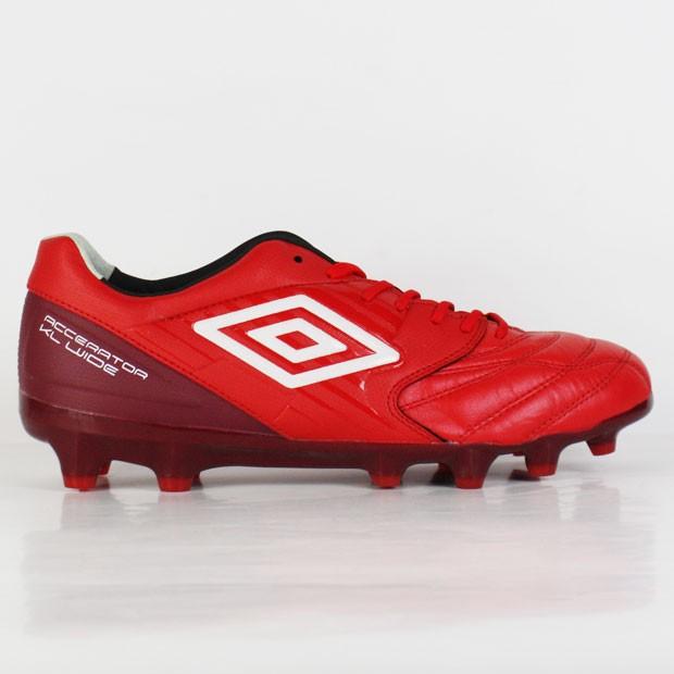 umbro アクセレイター KL WIDE HG Tレッド×Dレッド 【UMBRO