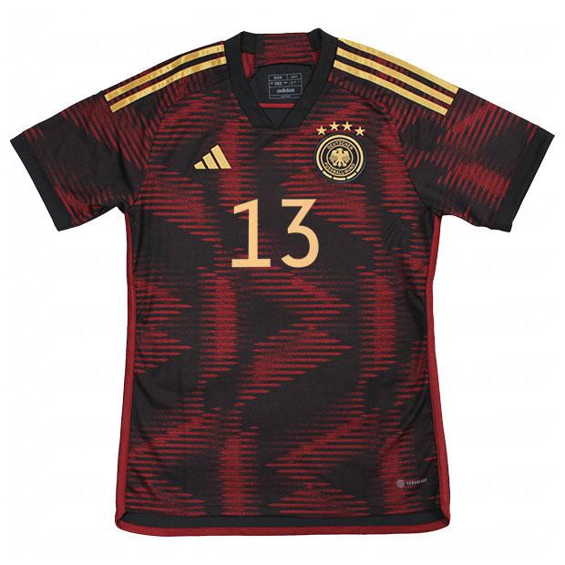 adidas ドイツ代表 2022 アウェイ 半袖レプリカユニフォーム 13