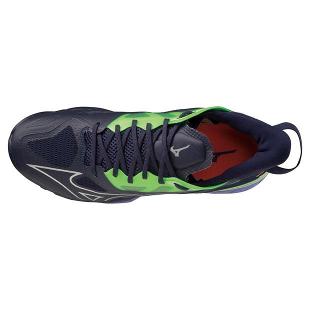 MIZUNO（ミズノ） ウエーブ ミラージュ 5 パープル×グリーン 【MIZUNO
