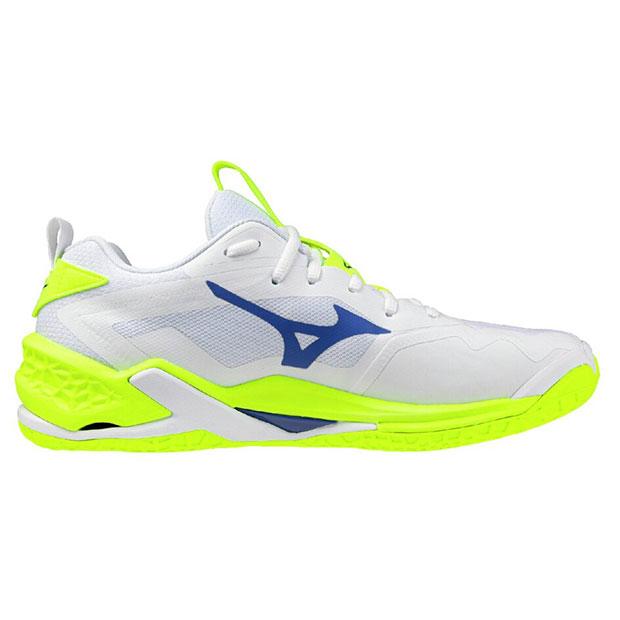 MIZUNO（ミズノ） ウエーブ ステルス NEO 2 ホワイト×ブルー 【MIZUNO