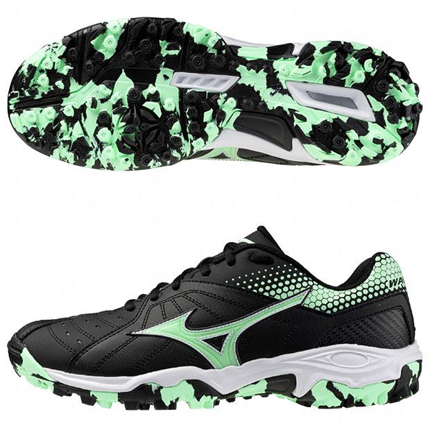 MIZUNO（ミズノ） ウェーブ ガイア 3 ブラック×グリーン 【MIZUNO