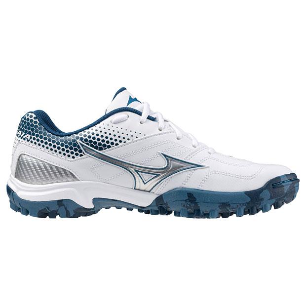 Mizuno Wave Gaia バドミントンシューズ ホワイト/ブルー MIZUNO（ミズノ） ウェーブ ガイア 3 ホワイト×ブルー 【MIZUNO|ミズノ