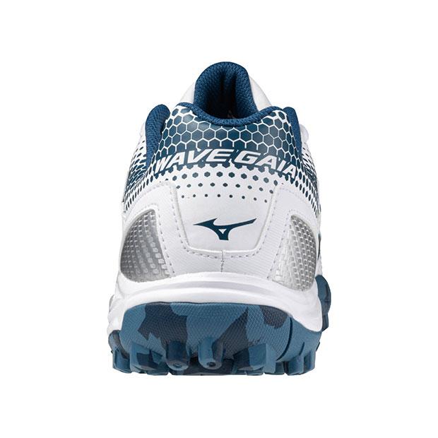 Mizuno Wave Gaia バドミントンシューズ ホワイト/ブルー MIZUNO（ミズノ） ウェーブ ガイア 3 ホワイト×ブルー 【MIZUNO|ミズノ