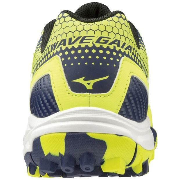[ミズノ] ハンドボールシューズ ウエーブガイア 3 イエロー/ネイビーホワイト 23.0 cm 3E MIZUNO（ミズノ） ウェーブ ガイア 3 イエロー×ネイビー 【MIZUNO