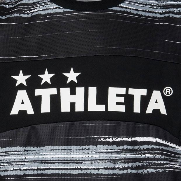 ボーダー半袖プラクティスシャツ　【ATHLETA|アスレタ】サッカーフットサルウェアー02332｜kemarifast｜02