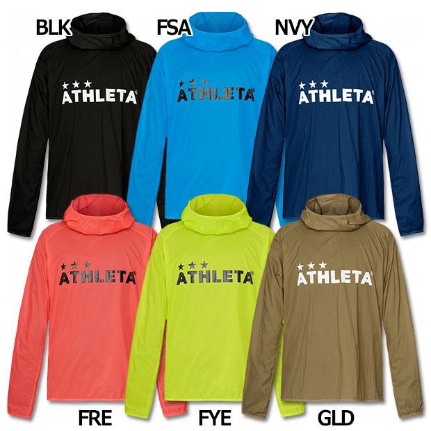 ATHLETA - 新品！ATHLETA(アスレタ ) BomBRアクティブウインドシェル ATHLETA（アスレタ） ライトウインドシェルプルオーバー 【ATHLETA