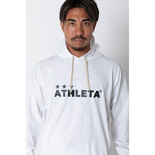 ジャガードスウェットパーカー　【ATHLETA|アスレタ】サッカーフットサルウェアー03382｜kemarifast｜02