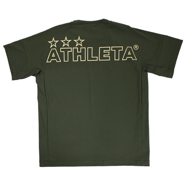 ATHLETA サイン入り緑色シャツ ATHLETA（アスレタ） ジュニア Kemari87別注 プラクール半袖シャツ