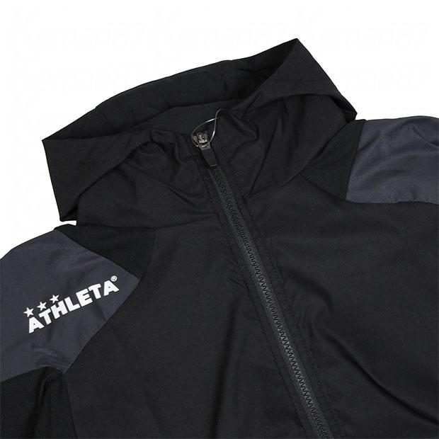 ATHLETA アスレタ ブラックT サッカー フットサル ATHLETA（アスレタ） ストレッチトレーニングジャケット 【ATHLETA