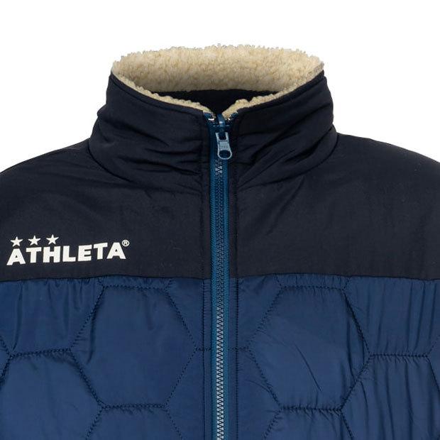ATHLETA - ATHLETAアスレタリバーシブル中綿ボアジャケット04139 Mサイズ ATHLETA（アスレタ） リバーシブル中綿ボアジャケット 【ATHLETA