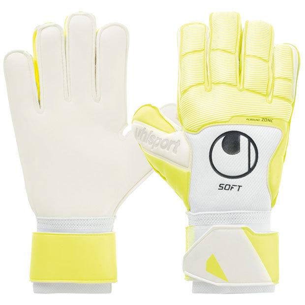 ピュアアライアンス ソフト プロ ホワイト フローイエロー Uhlsport ウール サッカーフットサルゴールキーパーグローブ 01 01 Kemarifast Y ショッピング店 通販 Yahoo ショッピング