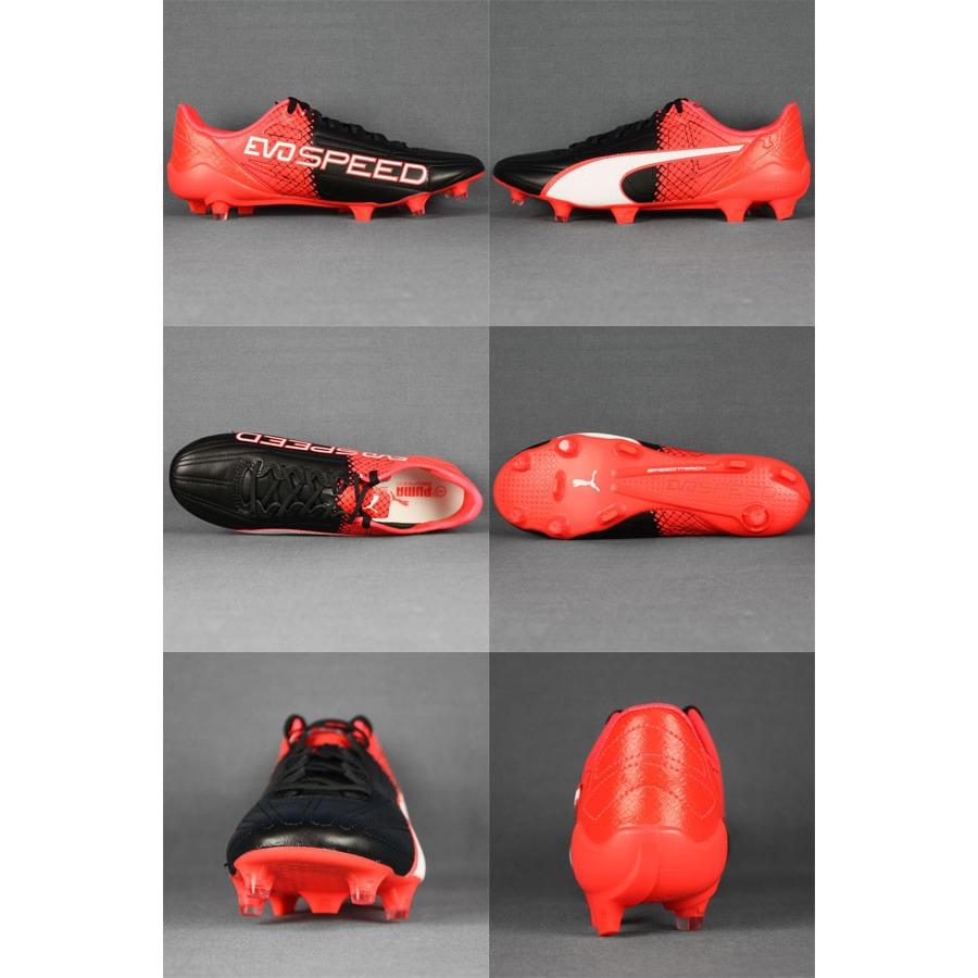 PUMA（プーマ） エヴォスピード SL Lth 2 FG プーマブラック×プーマ