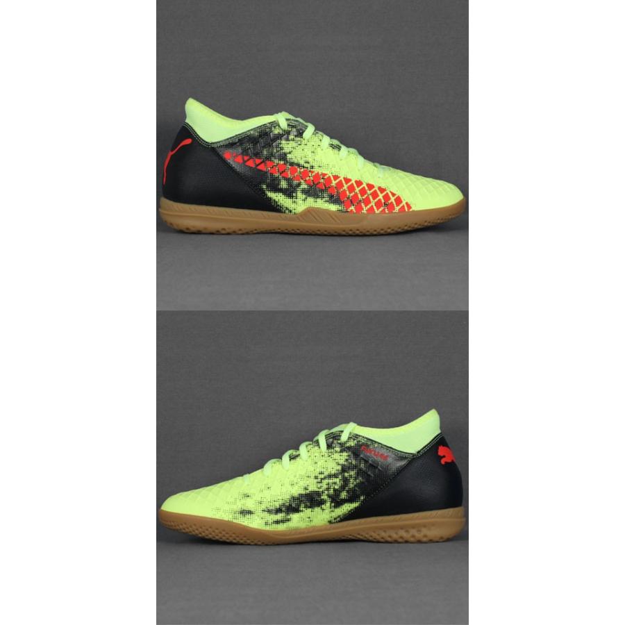 【未使用品】迷彩柄 フットサル　シューズ　　サッカー　puma PUMA（プーマ） フューチャー 18.4 IT フィジーイエロー×レッド
