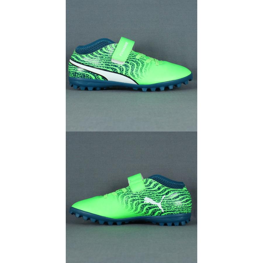 PUMA（プーマ） ジュニア ワン 18.4 TT V JR グリーンゲッコ×プーマ
