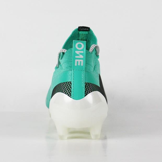 【国内店舗限定モデル!!!】プーマワン AG/FG 26.5cmサッカースパイク PUMA（プーマ） ワン 5.1 LE FG/AG グリーングリマー×プーマホワイト