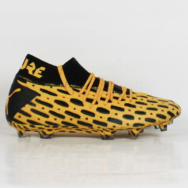 プーマ フューチャー 5.1 NETFIT FG/AG(イエロー×ブラック) kemarifast_105755-03