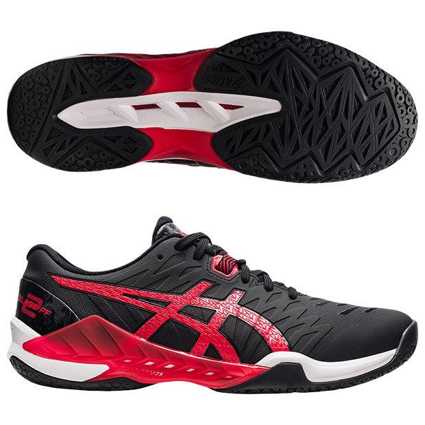 ASICS（アシックス） ブラスト FF 2 ブラック×エレクトリックレッド