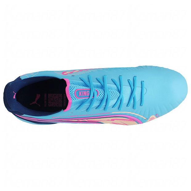 PUMA プーマキング アルティメット VOL UP FG/AG ルミナスブルー 【PUMA|プーマ】サッカースパイク108069-01 ...