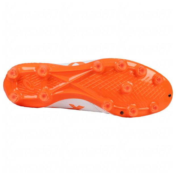 ASICS（アシックス） DSライト X-FLY 5 ホワイト×ショッキングオレンジ