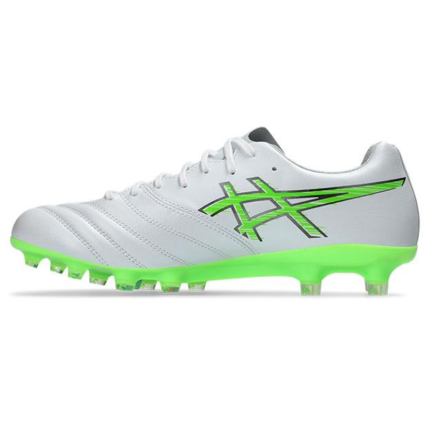 爆買!! DSライト X-FLY PRO 3　ホワイト×グリーンゲッコ　【asics|アシックス】サッカースパイク1101a072-102の画像