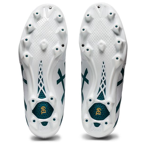 DSライト クラブ+ ホワイト×ベルベットパイン 【asics|アシックス】サッカースパイク1103a073-101|kemarifast|05