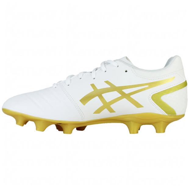 ASICS（アシックス） DSライト クラブ+ ホワイト×リッチゴールド