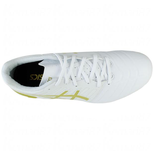 ASICS（アシックス） DSライト クラブ+ ホワイト×リッチゴールド