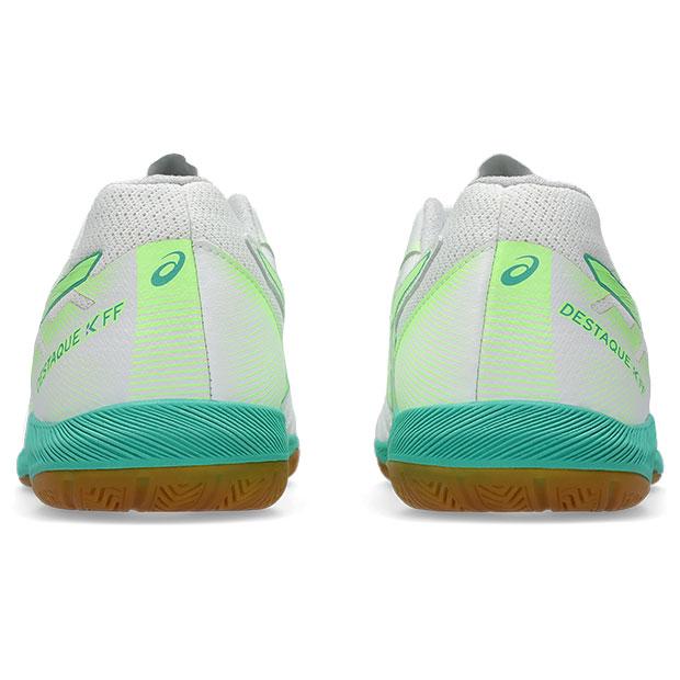 ASICS（アシックス） デスタッキ K FF ホワイト×イルミネートグリーン