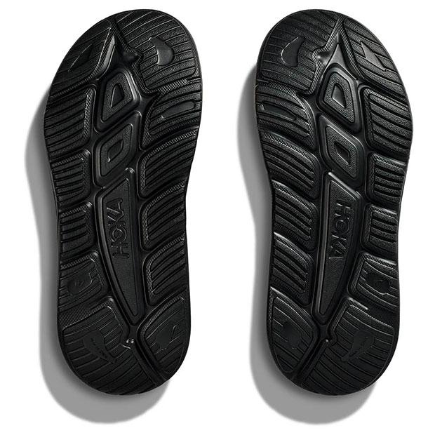 オラ リカバリー スライド 3 ORA RECOVERY SLIDE 3 ブラック×ブラック 【HOKA|ホカ】サッカーフットサルサンダル113506の画像