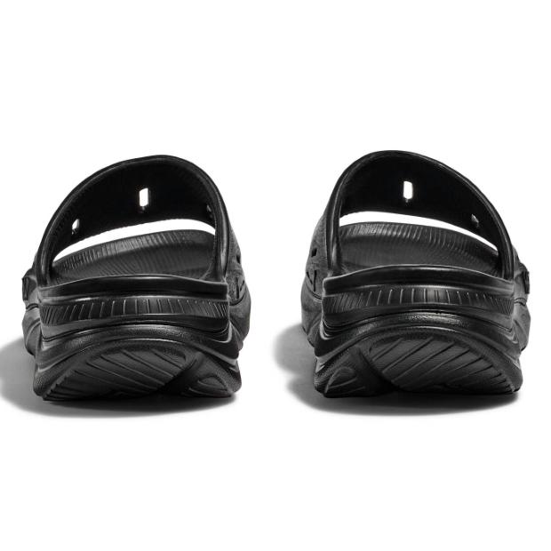 オラ リカバリー スライド 3 ORA RECOVERY SLIDE 3 ブラック×ブラック 【HOKA|ホカ】サッカーフットサルサンダル113506の画像