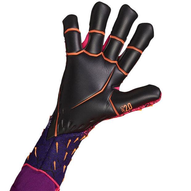 adidas プレデターグローブ PRO ハイブリッド ブラック×ショック adidas プレデターグローブ PRO ハイブリッド ブラック×ショック
