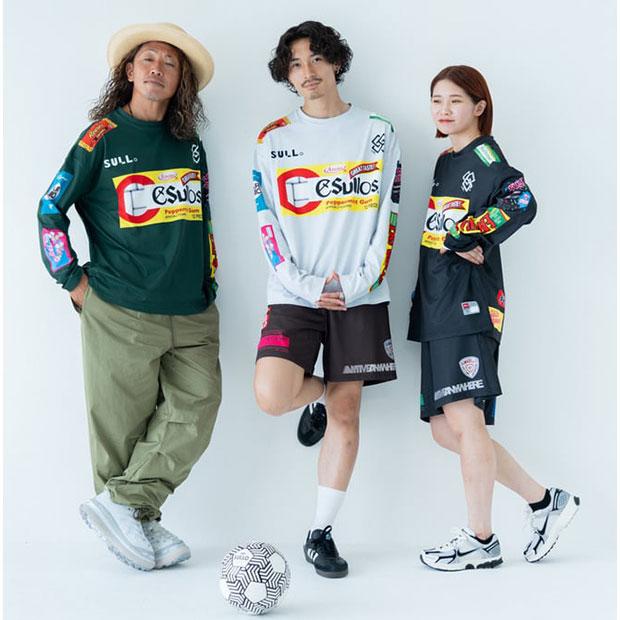 新品未使用◆SULLOサッカー・フットサル・ビーチプラクティスウェアセットアップ SNACK SPONSER LS PRA SHIRT 長袖プラクティスシャツ 【SULLO|スージョ