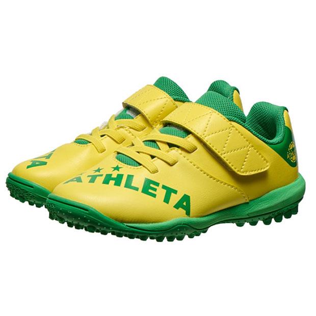 ジュニア ATHLETA Jr. VC イエロー×ケリーグリーン 【ATHLETA|アスレタ】サッカーフットサルジュニアトレーニングシューズ ...