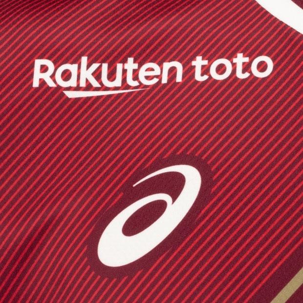 ASICS（アシックス） ヴィッセル神戸 2022 ホーム 半袖レプリカ