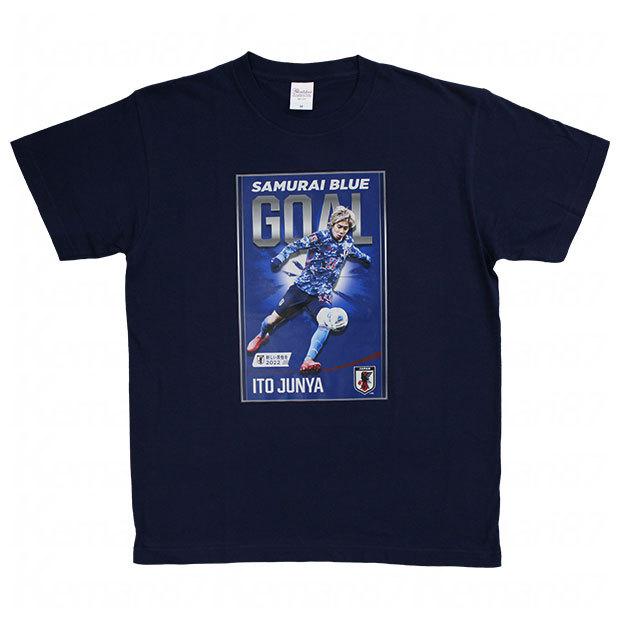 日本代表 GOAL 半袖Tシャツ 伊東純也 サッカー日本代表ウェアー22ss