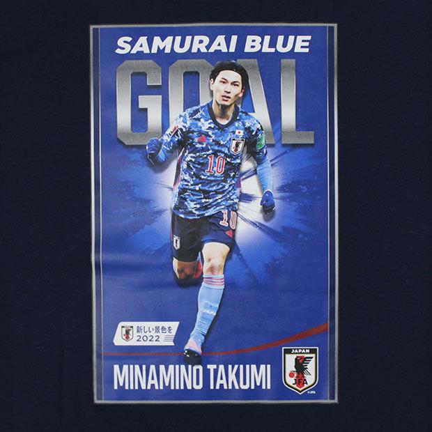 日本代表 GOAL 半袖Tシャツ 南野拓実 サッカー日本代表ウェアー22ss