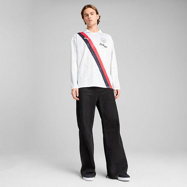 PUMA（プーマ） マンチェスターシティ × KIDSUPER 長袖レトロシャツ