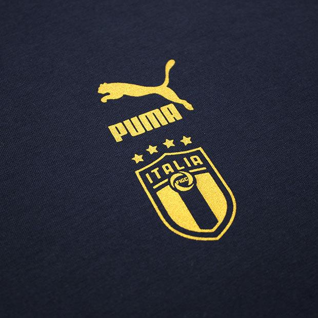 PUMA（プーマ） イタリア代表 FIGC TFS 半袖Tシャツ ピーコート 【PUMA