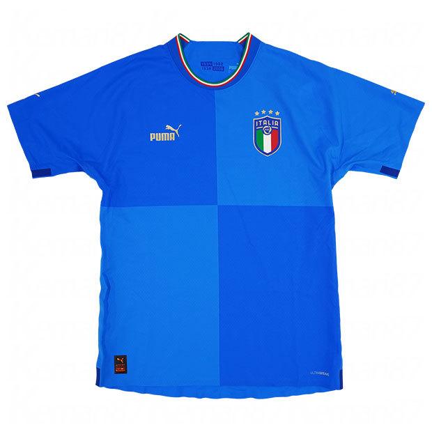 イタリア代表 22 ホーム 半袖オーセンティックユニフォーム ナショナルチームレプリカウェアー 01 全国組立設置無料