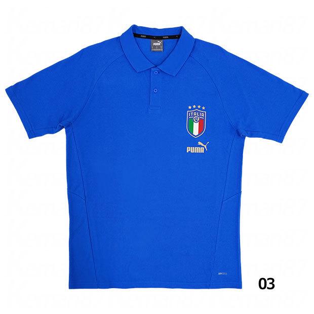 PUMA（プーマ） イタリア代表 FIGC PLAYER CASUALS 半袖ポロシャツ