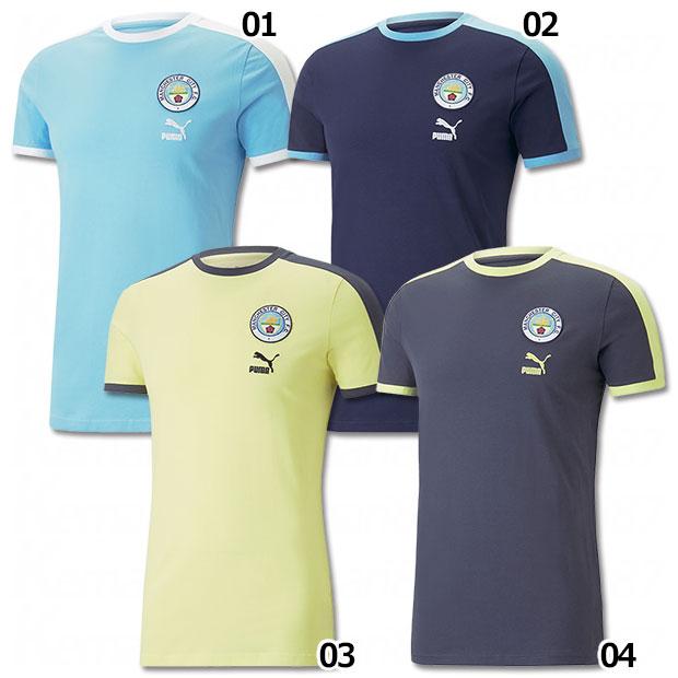 PUMA（プーマ） マンチェスターシティ FTBLHERITAGE T7 半袖Tシャツ
