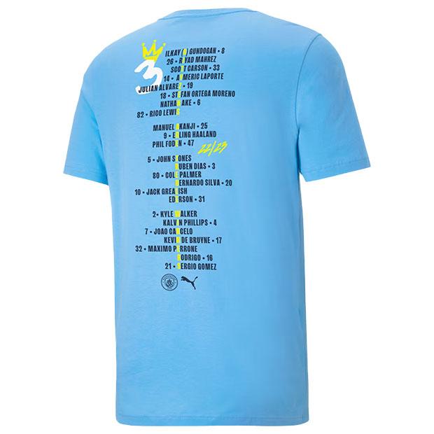 PUMA（プーマ） マンチェスターシティ 22-23 TREBLE ウィナーズTシャツ